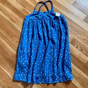 Hanna Andersson NWT Girls’ 130/8 Blue Polka Dot Sundress